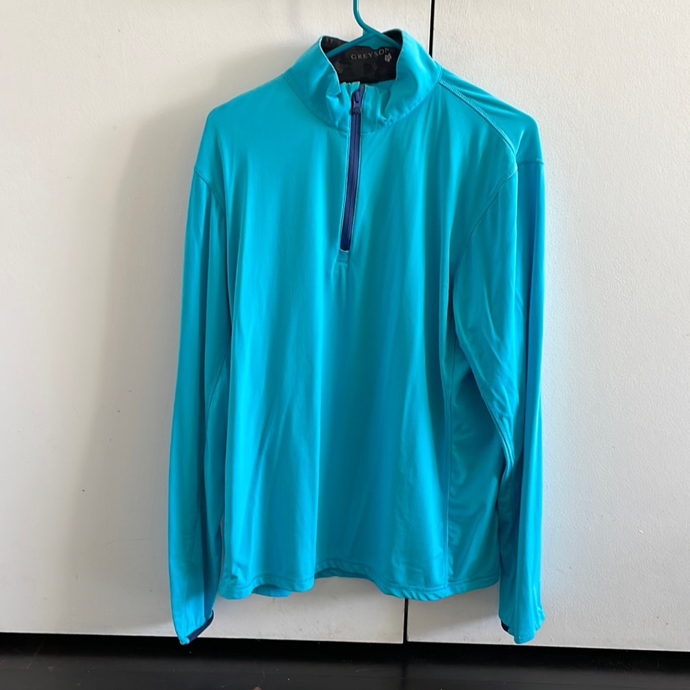 Men’s Medium Teal Greyson Tate Quarter Zip